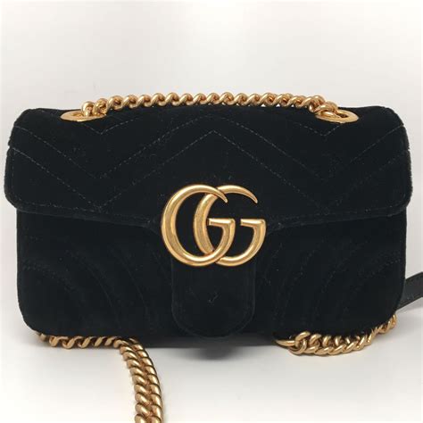 gucci velvet marmont mini.